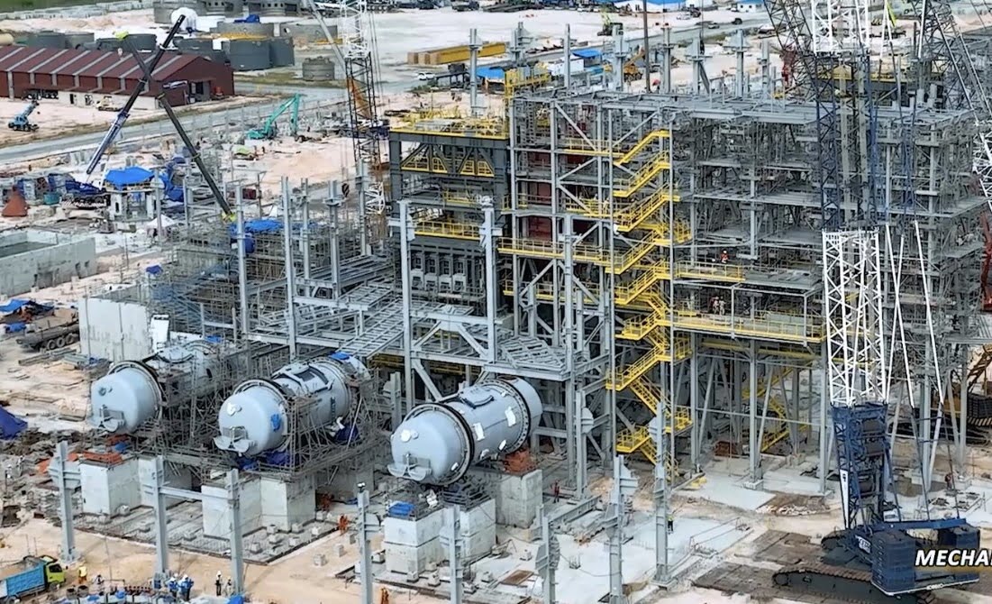 Proyek Smelter Tembaga Freeport Indonesia di Gresik Mencapai Progres 75%