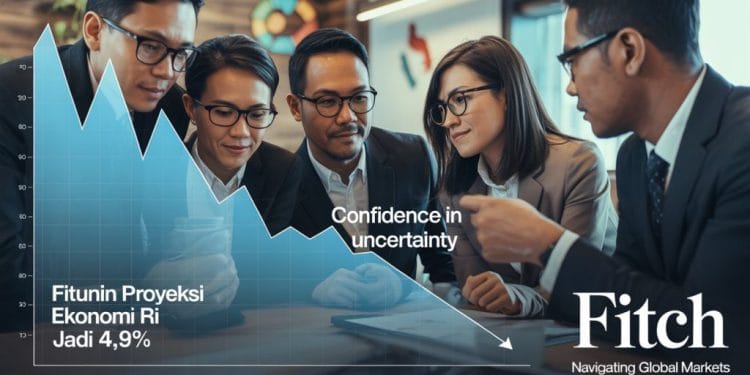 Fitch Turunin Proyeksi Ekonomi RI Jadi 4,9%! Efeknya Apa, Nih?
