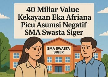 “Kekayaan 40 Miliar Eka Afriana Bikin Heboh! SMA Siger Diduga Pakai Aset Negara, Publik Minta DPRD Bertindak!”