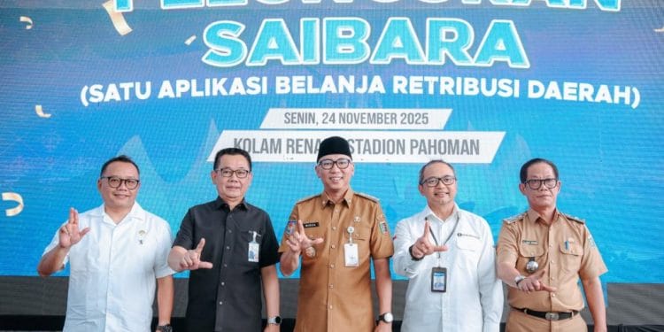 Saibara Resmi Diluncurkan, Lampung Mulai Era Digitalisasi Retribusi Daerah