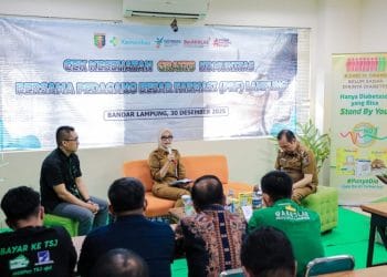 Wagub Jihan Nurlela Tinjau Cek Kesehatan Gratis Komunitas PBF Lampung