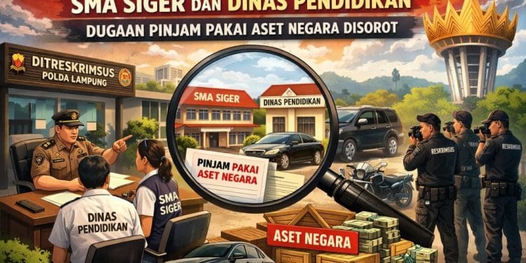 Ditreskrimsus Polda Lampung Panggil SMA Siger dan Dinas Pendidikan, Dugaan Pinjam Pakai Aset Negara Disorot