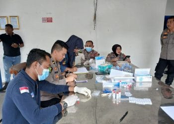 Polres Lamsel Pastikan Dapur SPPG Bebas Penyakit Menular