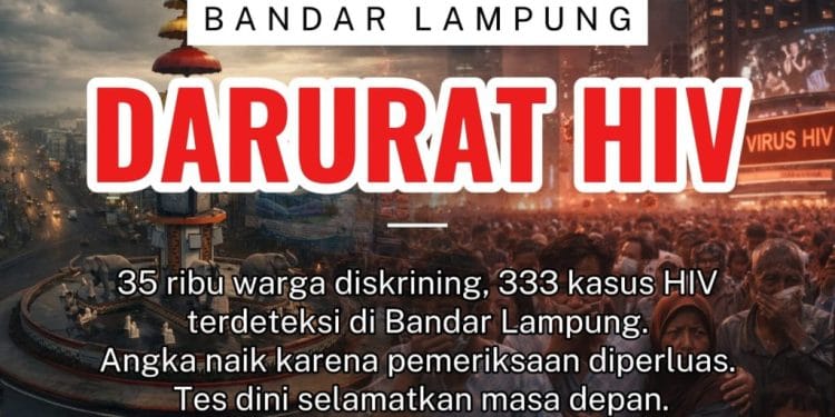 Deteksi Dini Ungkap Ratusan Kasus HIV di Bandar Lampung