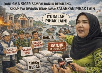 Banjir Kembali Terjadi, Publik Pertanyakan Solusi Eva Dwiana untuk Bandar Lampung