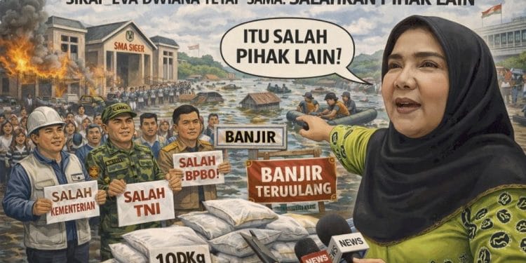 Banjir Kembali Terjadi, Publik Pertanyakan Solusi Eva Dwiana untuk Bandar Lampung
