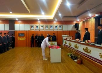 Hilirisasi Jadi Sorotan, Saleh Asnawi Lantik 47 Pejabat Pemkab Tanggamus