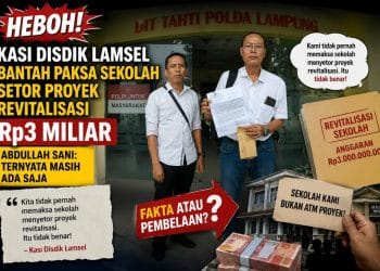 Dugaan Setoran 10 Persen Proyek Sekolah di Lamsel Kembali Jadi Sorotan