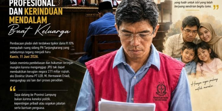 “Saya Rindu Keluarga Saya”, Kalimat Hermawan Eriadi yang Membuat Sidang Haru
