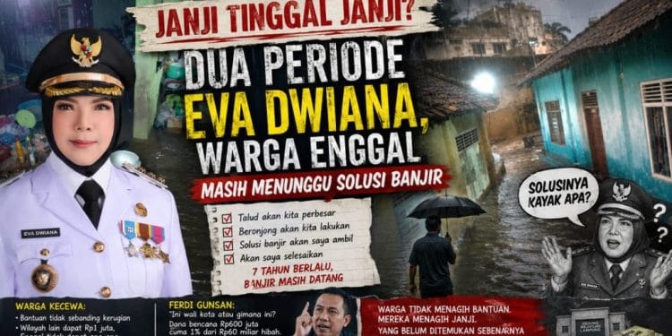 Setiap Musim Hujan Ceritanya Sama, Warga Enggal Hidup dalam Bayang-Bayang Banjir