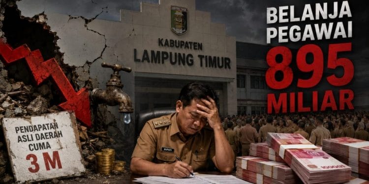 Belanja Pegawai Hampir Rp895 Miliar, PAD Lampung Timur Hanya Sekitar Rp300 Miliar