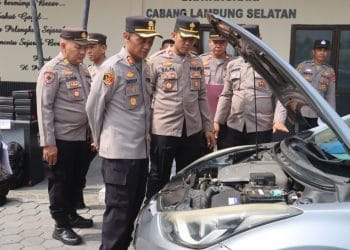 Sarpras Polsek Dicek Langsung, Kapolres Lampung Selatan Tekankan Kesiapan dan Perawatan
