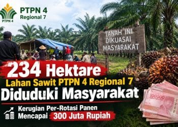 Warga Klaim Kuasai Lahan PTPN 4 Bekri, Dasar Tanah Adat dan Ulayat Dipertanyakan