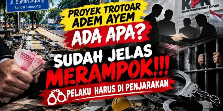 Dugaan Korupsi Proyek Trotoar Rp21,7 Miliar, Reformasi Rakyat Desak KPK dan Kejagung