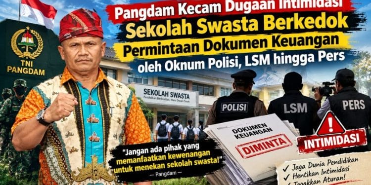 Pangdam: Pengawasan Sekolah Harus Berdasarkan Data, Bukan Mencari-cari Kesalahan