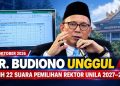 Enam Kandidat Bersaing, Dr. Budiono Raih Suara Terbanyak dalam Pemilihan Carek Unila