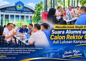 Dr. Budiono Ingin Mahasiswa Tak Putus Kuliah karena UKT, Alumni Unila Beri Dukungan