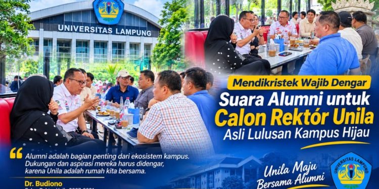 Dr. Budiono Ingin Mahasiswa Tak Putus Kuliah karena UKT, Alumni Unila Beri Dukungan