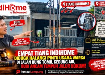 Budi Keluhkan Tiang Internet di Depan Tempat Usaha, Janji Pencabutan Disebut Tak Ditepati