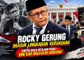 Dulu Keras terhadap Penguasa, Kini Rocky Gerung Menghadapi Ujian Paling Besar