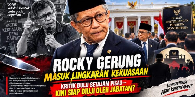 Dulu Keras terhadap Penguasa, Kini Rocky Gerung Menghadapi Ujian Paling Besar