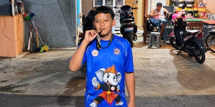 Bukan untuk Jago-Jagoan, Sultoni Raih Emas dan Ingin Jadi Atlet Bandar Lampung