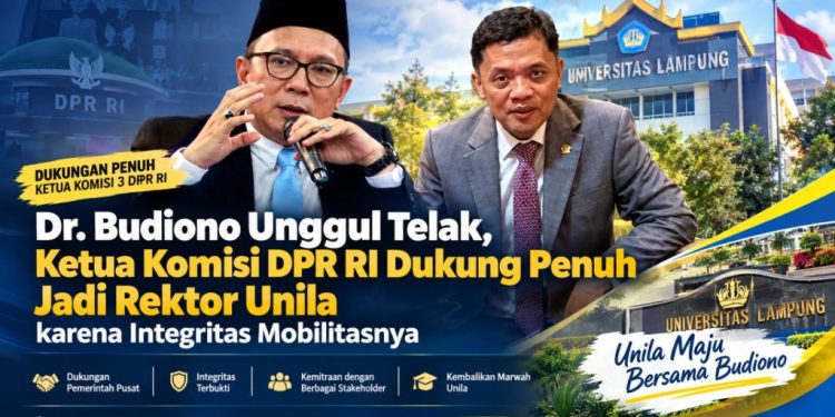 Dari Kemitraan hingga Integritas, Dukungan untuk Dr. Budiono Jadi Sorotan Pilrek Unila